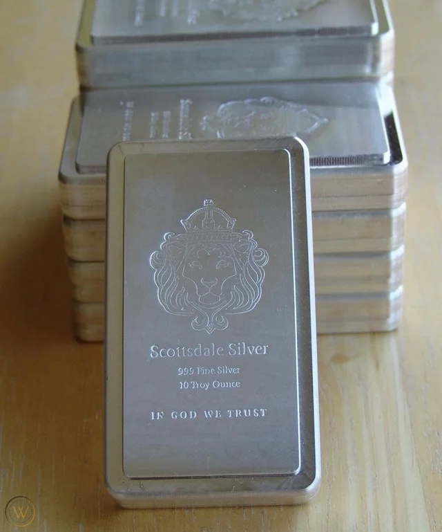 Scottsdale Stacker 10 Oz Silver Bar | Secondary Market