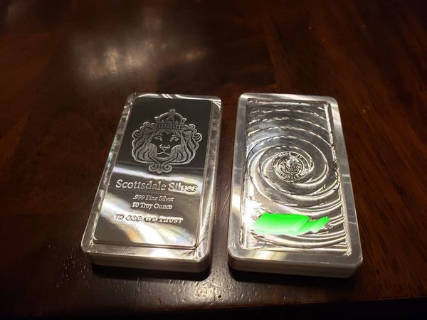 Scottsdale Stacker 10 Oz Silver Bar | Secondary Market