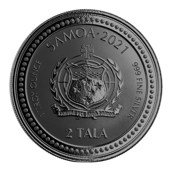 2021 Samoa Ao Backs 0001 2021 Samoa Ao Backs Black Rhodium