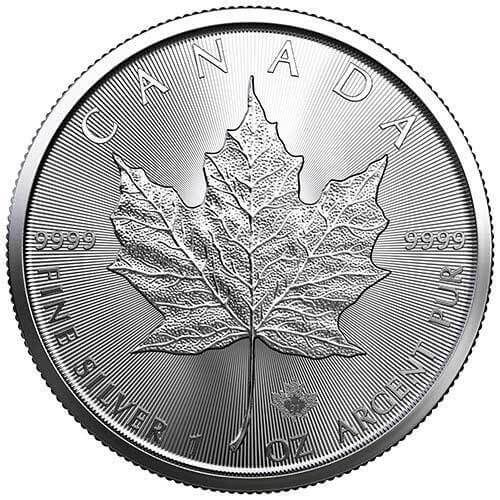 2021 Canada Silver Maple Leaf 1 Oz Silver Coin