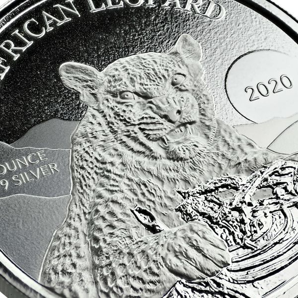 2020 Ghana Leophard Silver Bu 0007 7