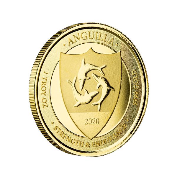 2020 Ec8 St. Lucia "whiptail Lizard" 1 Oz Gold Coin (copy)