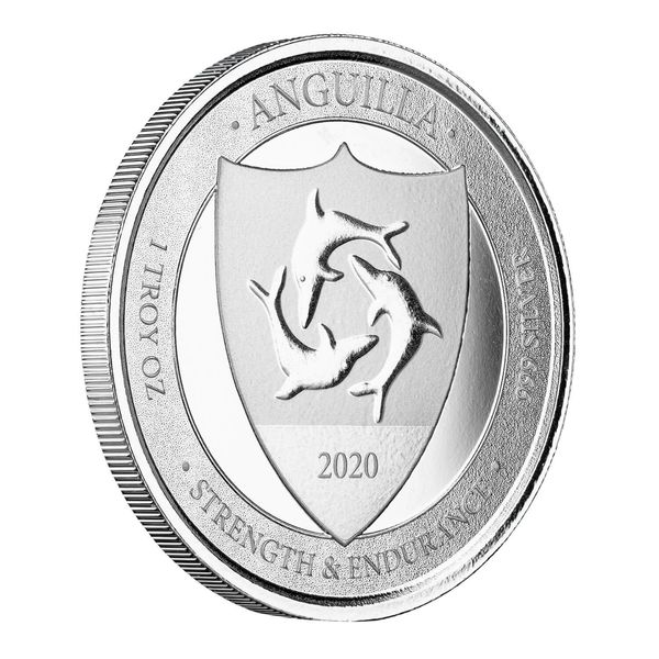 2020 Ec8 St. Lucia "whiptail Lizard" 1 Oz Silver Coin (copy)