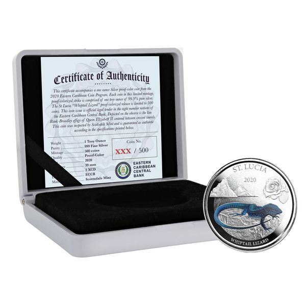 2020 Ec8 St Vincent & The Grenadines "pax Et Justitia" 1 Oz Silver Color Coin (copy)