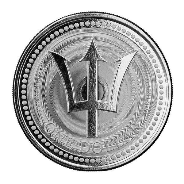 2021 Barbados Trident 1 Oz Silver Coin (copy)