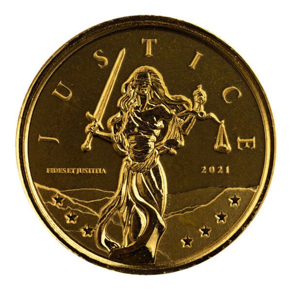 2021 Gibraltar Lady Justice 1 10 Oz Gold 4
