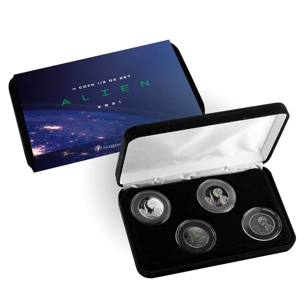 2021 Ghana Alien 1 Oz Silver Coin Bu (copy)