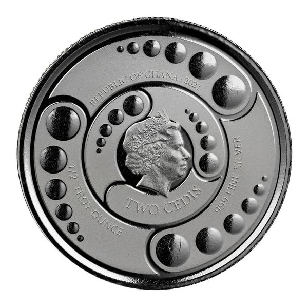 2021 Ghana Alien 1 Oz Silver Coin Bu (copy)