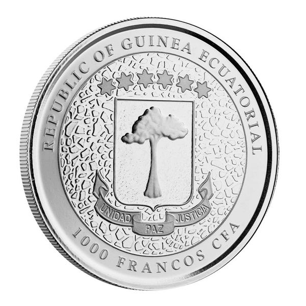 2022 Scottsdale Mint Guinea Giraffe 1 Oz Silver 01