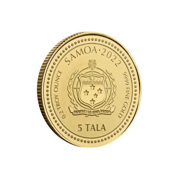 2022 Samoa Jesus Collection Christ The Light 1 Oz 9999 Fine Gold Coin 01