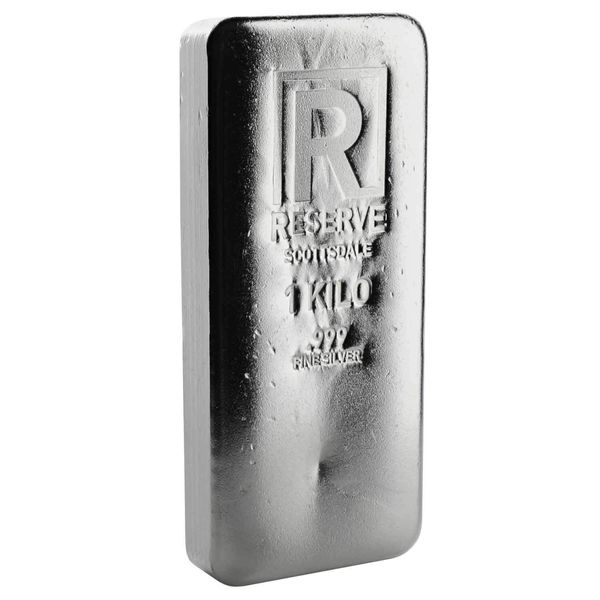 Scottsdale Reserve Cast One Kilo Silver Bar Scottsdale Mint