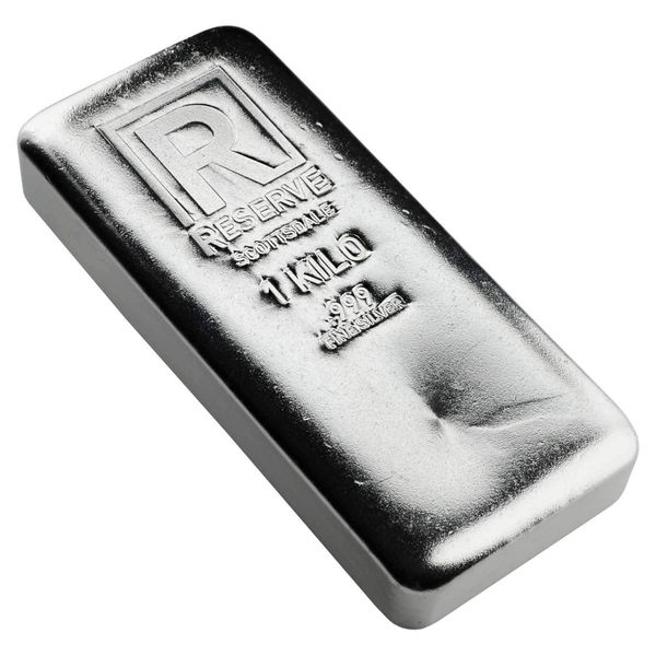 Scottsdale Reserve Cast One Kilo Silver Bar Scottsdale Mint