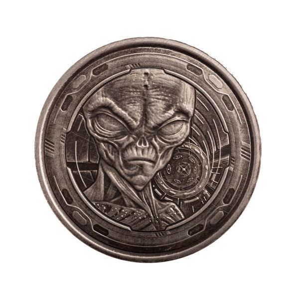 2022 Ghana Alien Silver 4 Coin Half Oz Set