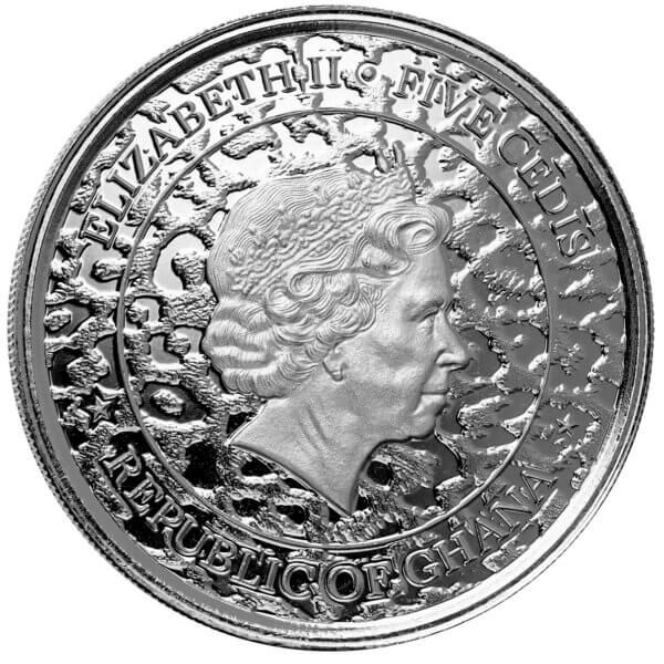 2022 Scottsdale Mint Ghana Leopard 1 Oz 999 Silver Proof Like Coin 01