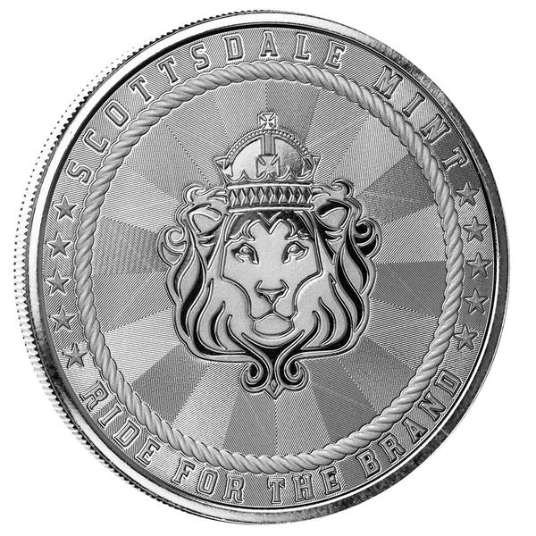 2023 Scottsdale Cowboy With Buffalo Privy 1 Oz Silver Round