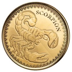 2022 Scottsdale Mint Republic Of Chad Scorpion 1 Oz Gold Proof Coin 06