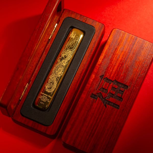 Scottsdale Mint 8.88 Oz Gold Lucky Dragon Bar