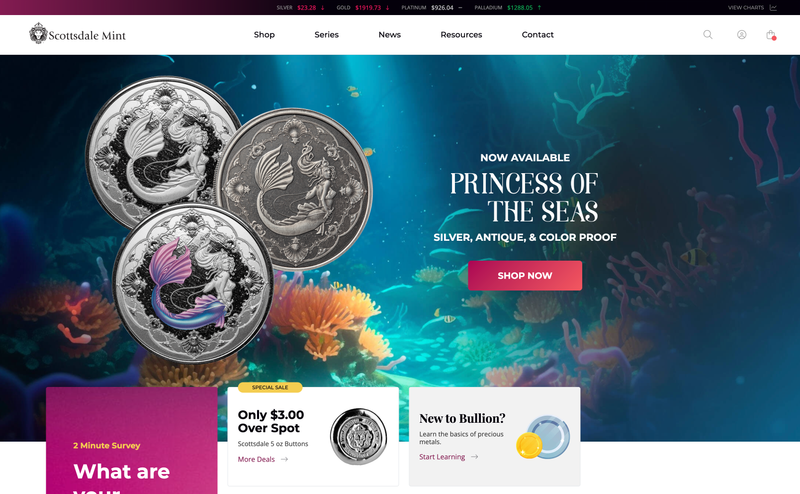 Scottsdale Mint Unveils New Website!
