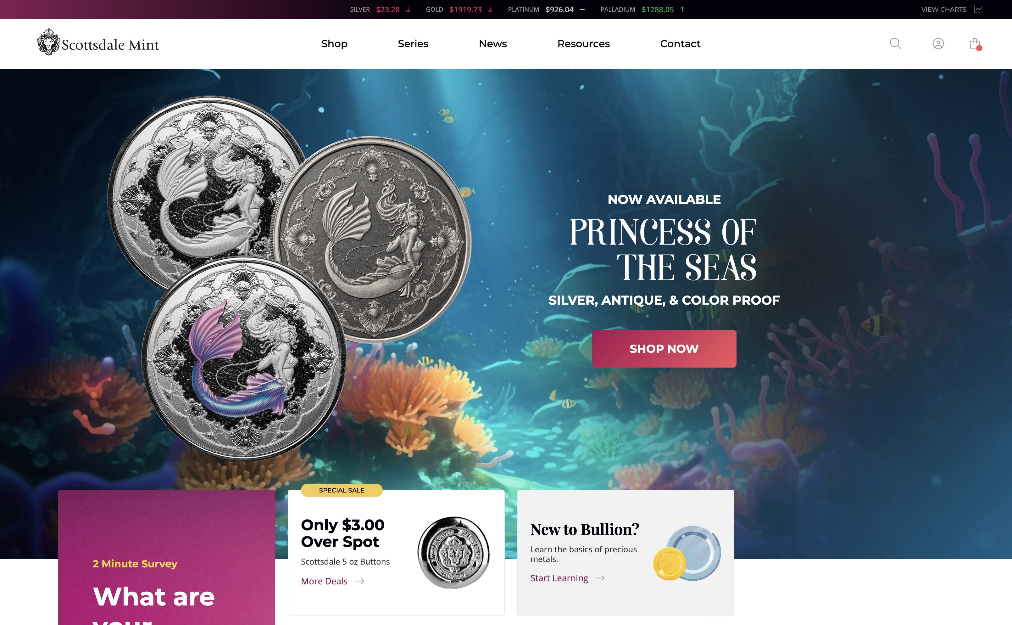 Scottsdale Mint Unveils New Website!