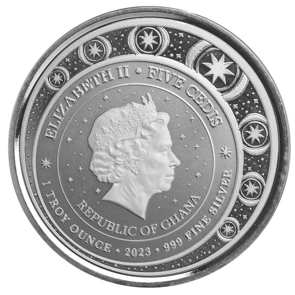 2023 Ghana Unicorn 1 oz 999 Fine Silver Proof Like Coin Scottsdale Mint
