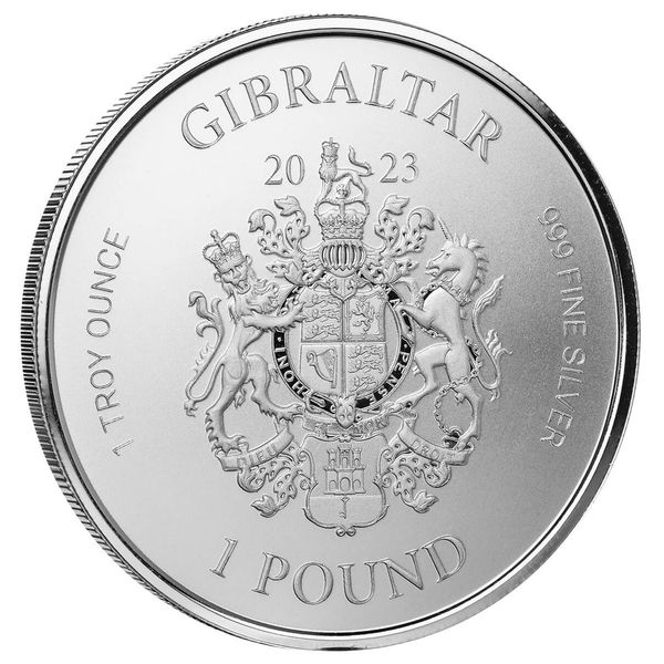 2023 Gibraltar Lady Justice 1 Oz 999 Silver Proof Like Scottsdale Mint 01