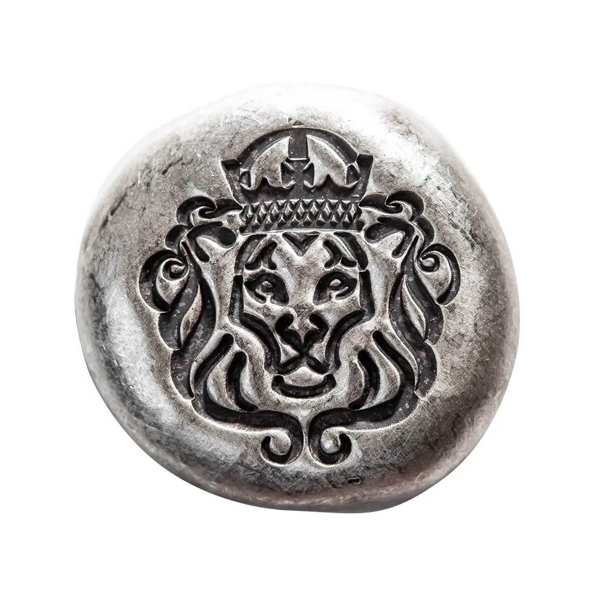 2023 Scottsdale Lion Half Oz Poured Button