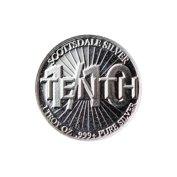 2023 Scottsdale Mint Lion Tenth Oz 999 Silver Round 06