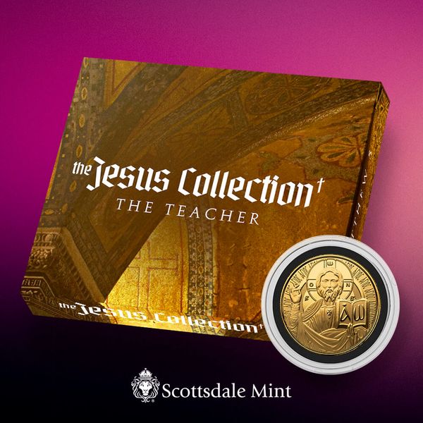 2023 Scottsdale Mint Samoa Jesus Collection The Teacher 1 Troy Ounce 9999 Fine Gold Brilliant Uncirculated Coin 02