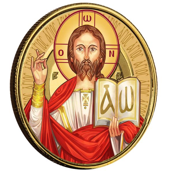 2023 Scottsdale Mint Samoa Jesus Collection The Teacher 1 Troy Ounce 9999 Fine Gold With Color Coin 03