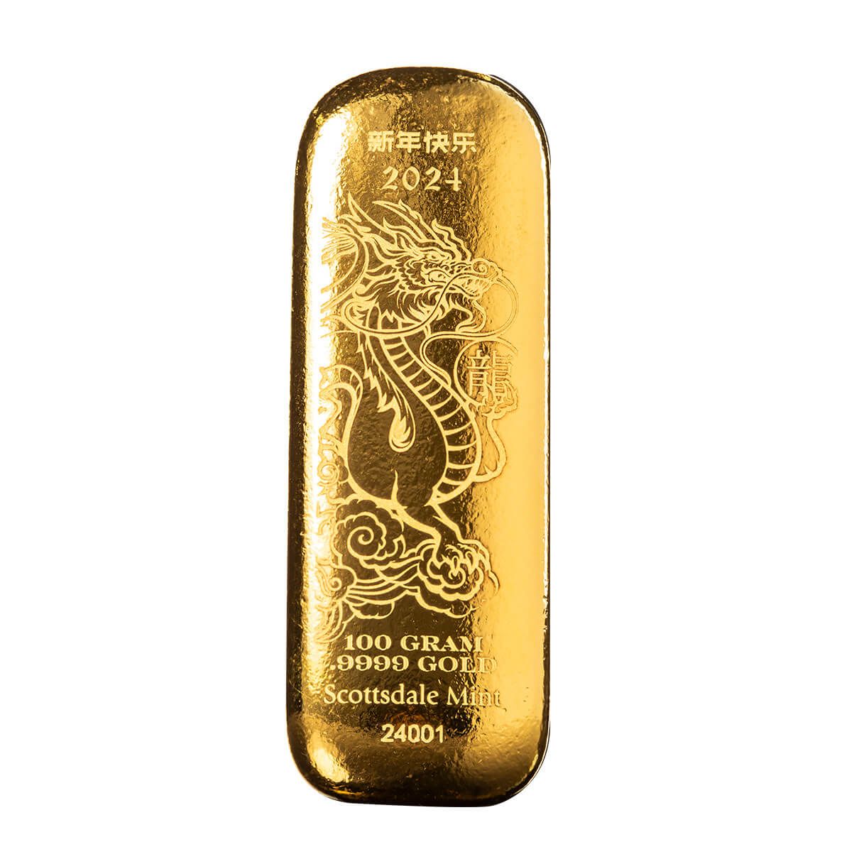2022 Year Of The Tiger 100 G Gold Bar (copy)