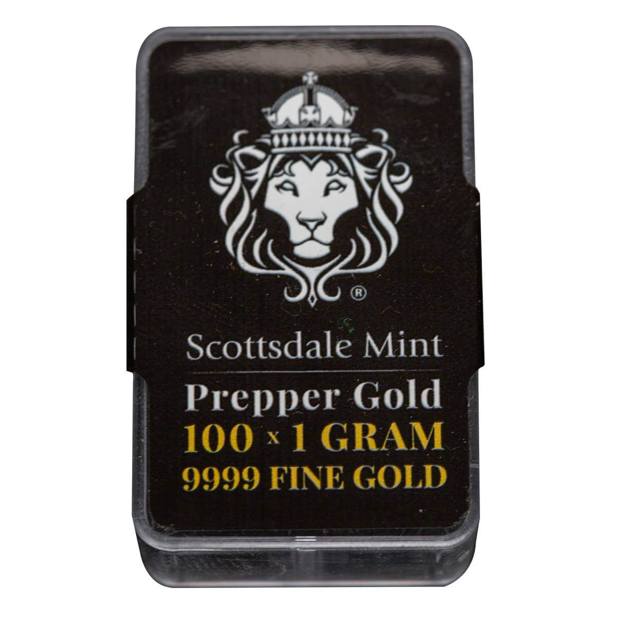 Scottsdale Mint 1 Gram Gold Prepper Bar Case 01
