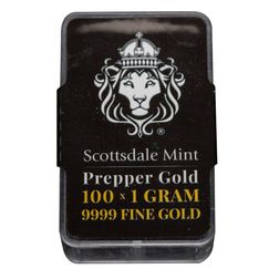 Scottsdale Mint 1 Gram Gold Prepper Bar Case 01