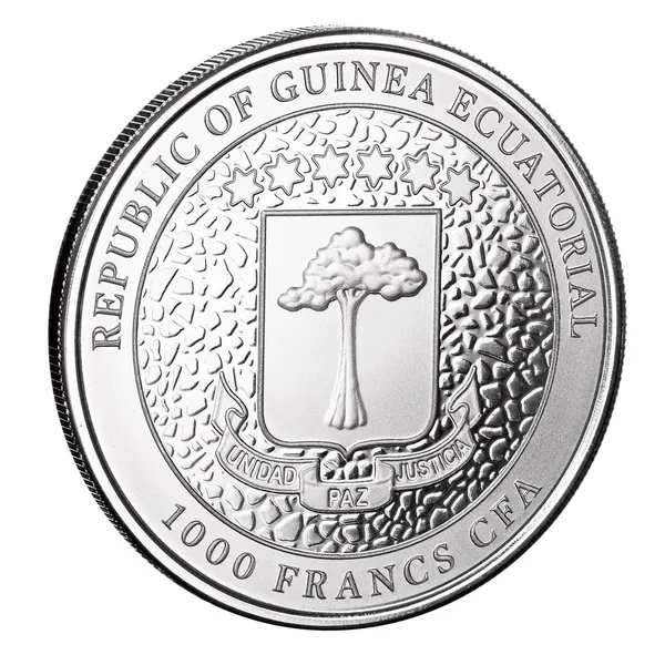 2023 Scottsdale Mint Equatorial Guinea Giraffe 1 Troy Oz 999 Fine Silver Coin 01