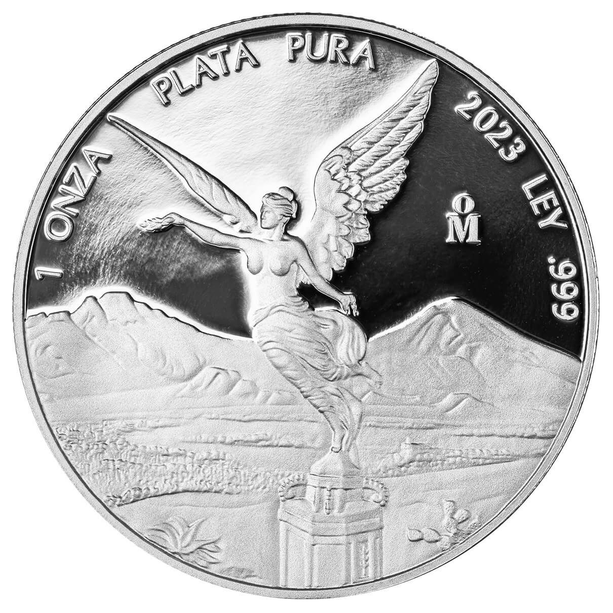 2023 Banco De Mexico Libertad 1 Troy Ounce 999 Fine Silver Proof 04