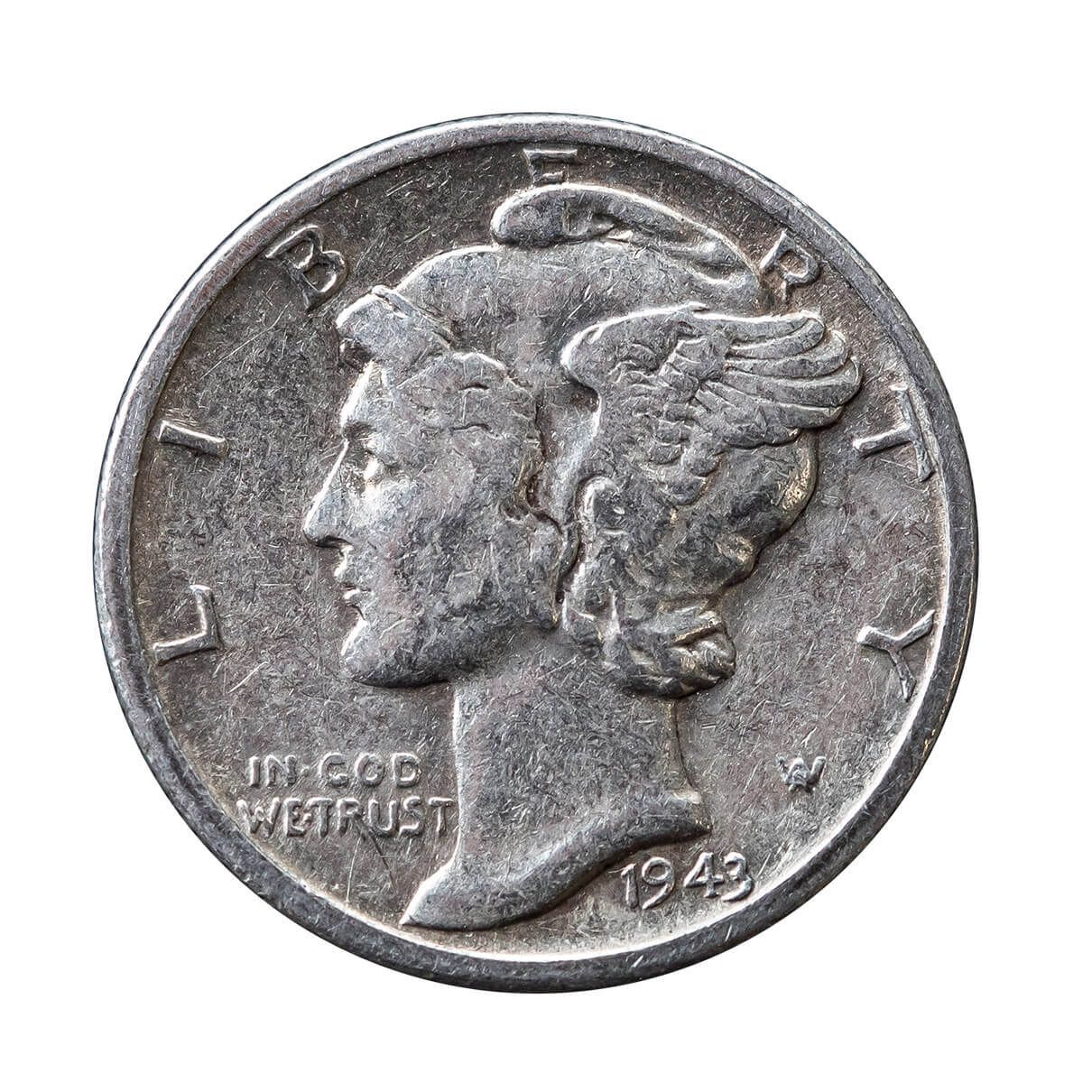 2024 Scottsdale Mint Junk Silver Mercury Dimes Random Year Constitutional Silver 5