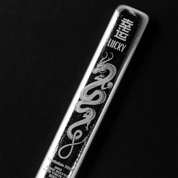 Scottsdale Mint 8.88 Oz Silver Lucky Dragon Bar (copy)