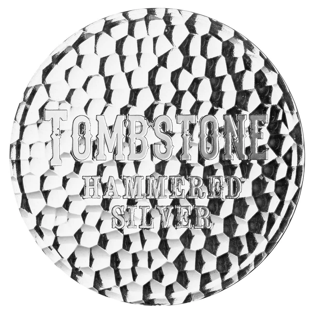 2024 Scottsdale Mint Tombstone Hammered 1 Troy Ounce 999 Silver Round 07