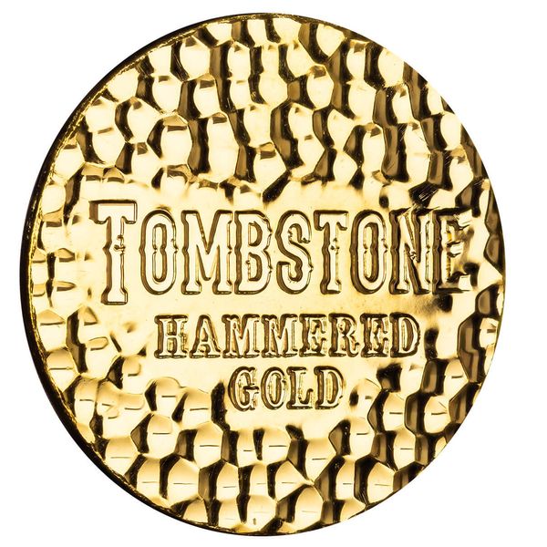 2024 Scottsdale Mint Tombstone Hammered 1 Troy Ounce 9999 Gold Round 01