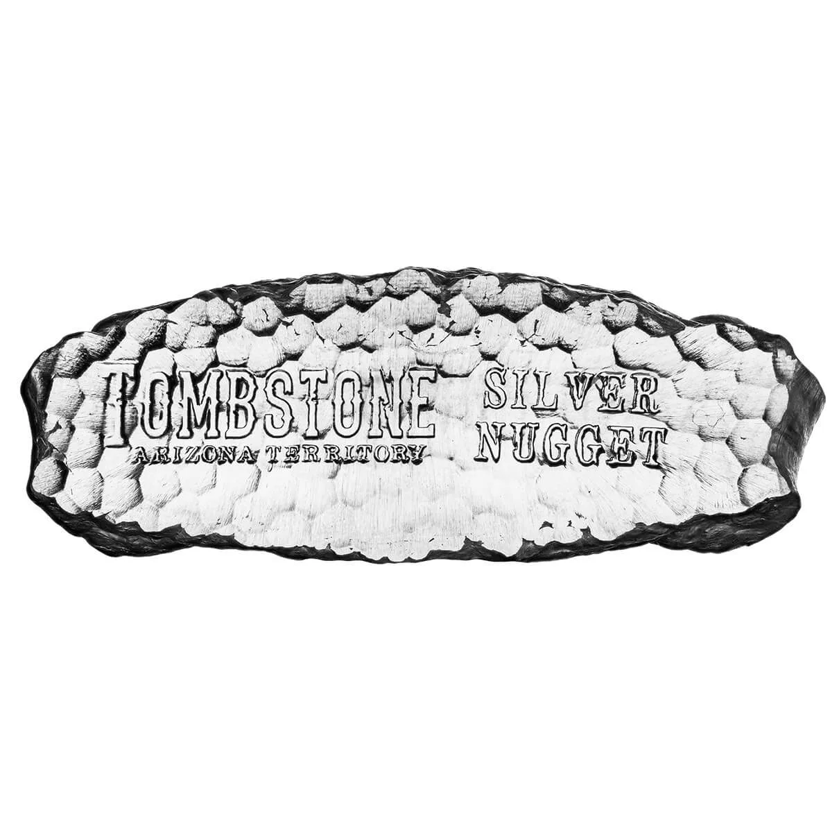 2024 Scottsdale Mint Tombstone Hammered 10 Troy Ounce 999 Silver Bar 01