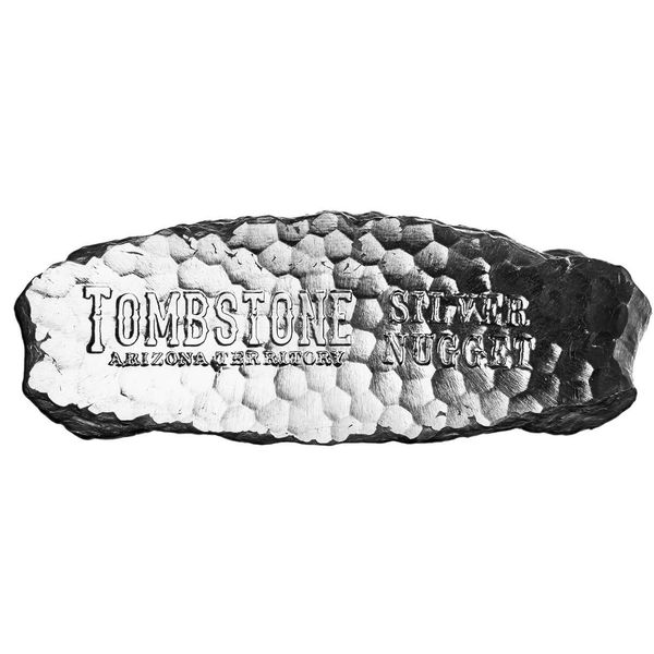 2024 Scottsdale Mint Tombstone Hammered 10 Troy Ounce 999 Silver Bar 02