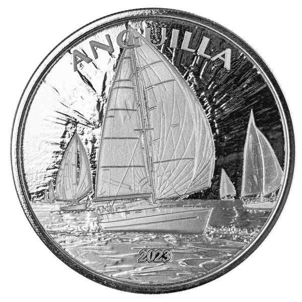 2023 Ec8 Anguilla Regatta 1 Troy Ounce 999 Fine Silver Proof Like Coin 16