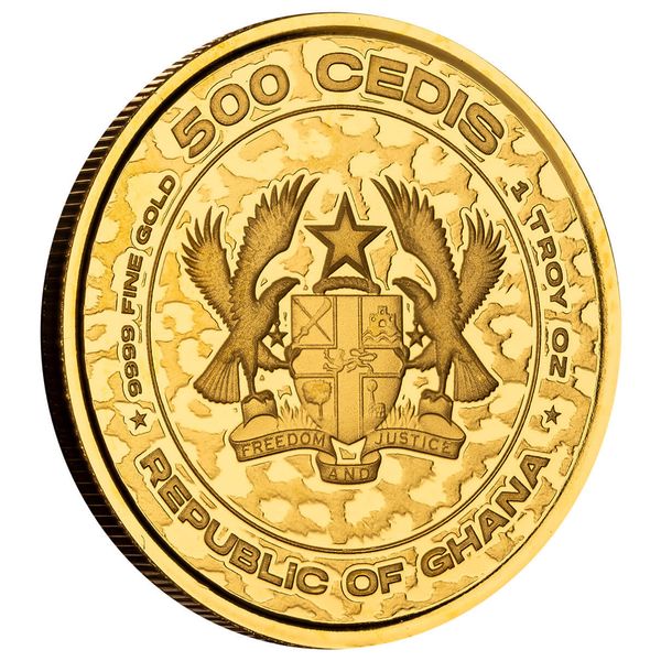 2023 Scottsdale Mint Ghana Leopard 1 Troy Ounce 9999 Fine Gold Proof Coin 03