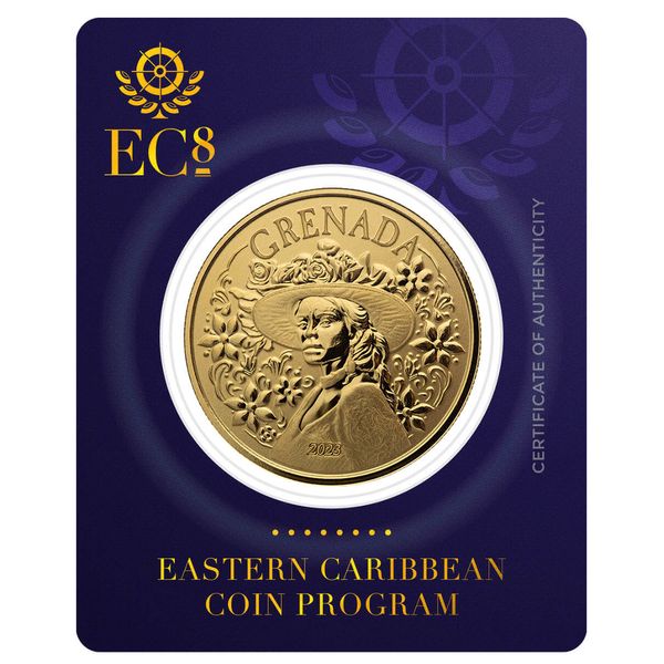 2023 Scottsdale Mint Ec8 Grenada La Diablesse 1 Troy Ounce 9999 Fine Gold Proof Like Coin 05