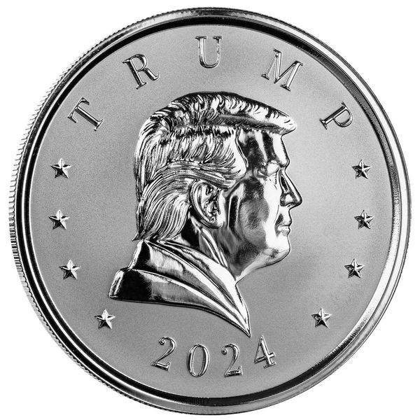 2024 President Donald Trump 1 Troy Ounce 9999 Fine Silver Round 3