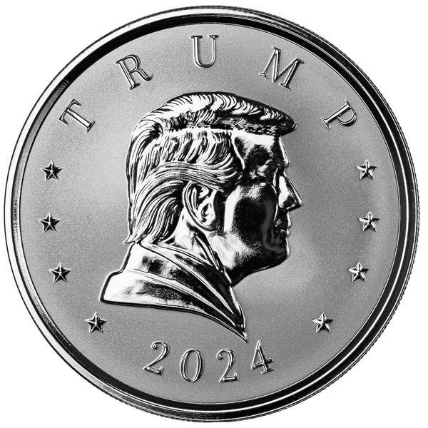 2024 President Donald Trump 1 Troy Ounce 9999 Fine Silver Round 5