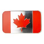 2024 Scottsdale Mint Canada National Flag 1 Troy Ounce 999 Fine Silver Color Bar 02