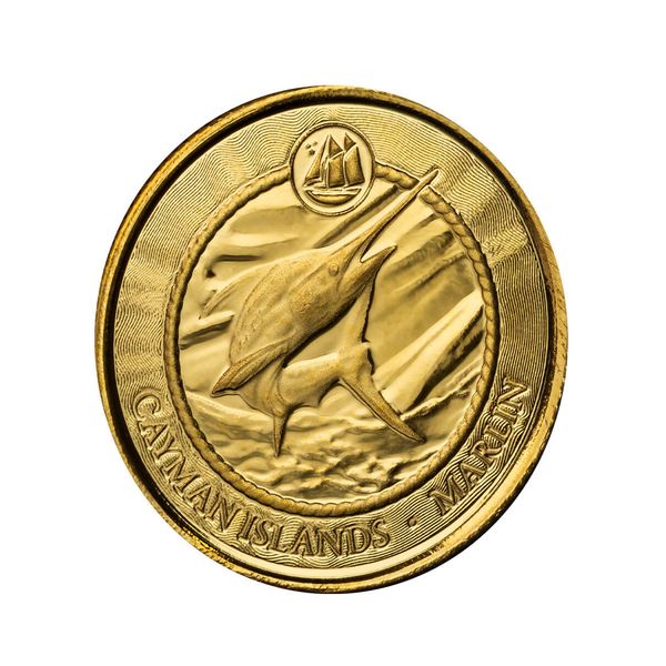 2024 Scottsdale Mint Cayman Islands Monetary Authority Blue Marlin Tenth Troy Ounce 9999 Fine Gold Proof Like Legal Tender Coin 03