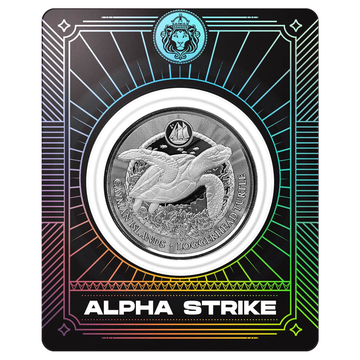 2024 Scottsdale Mint Cayman Islands Monetary Authority Loggerhead Turtle 1 Troy Ounce 9999 Fine Silver Proof Like Legal Tender Coin Alpha Strike 09