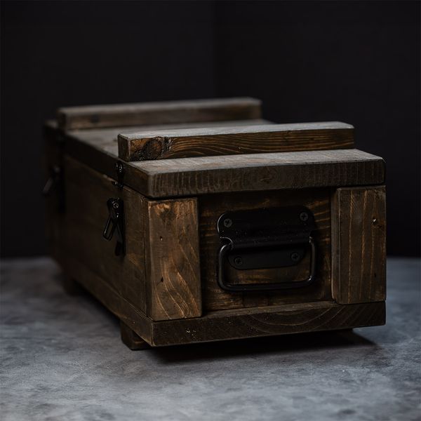 2024 Scottsdale Mint Weathered Brown Bullion Chest Box 04