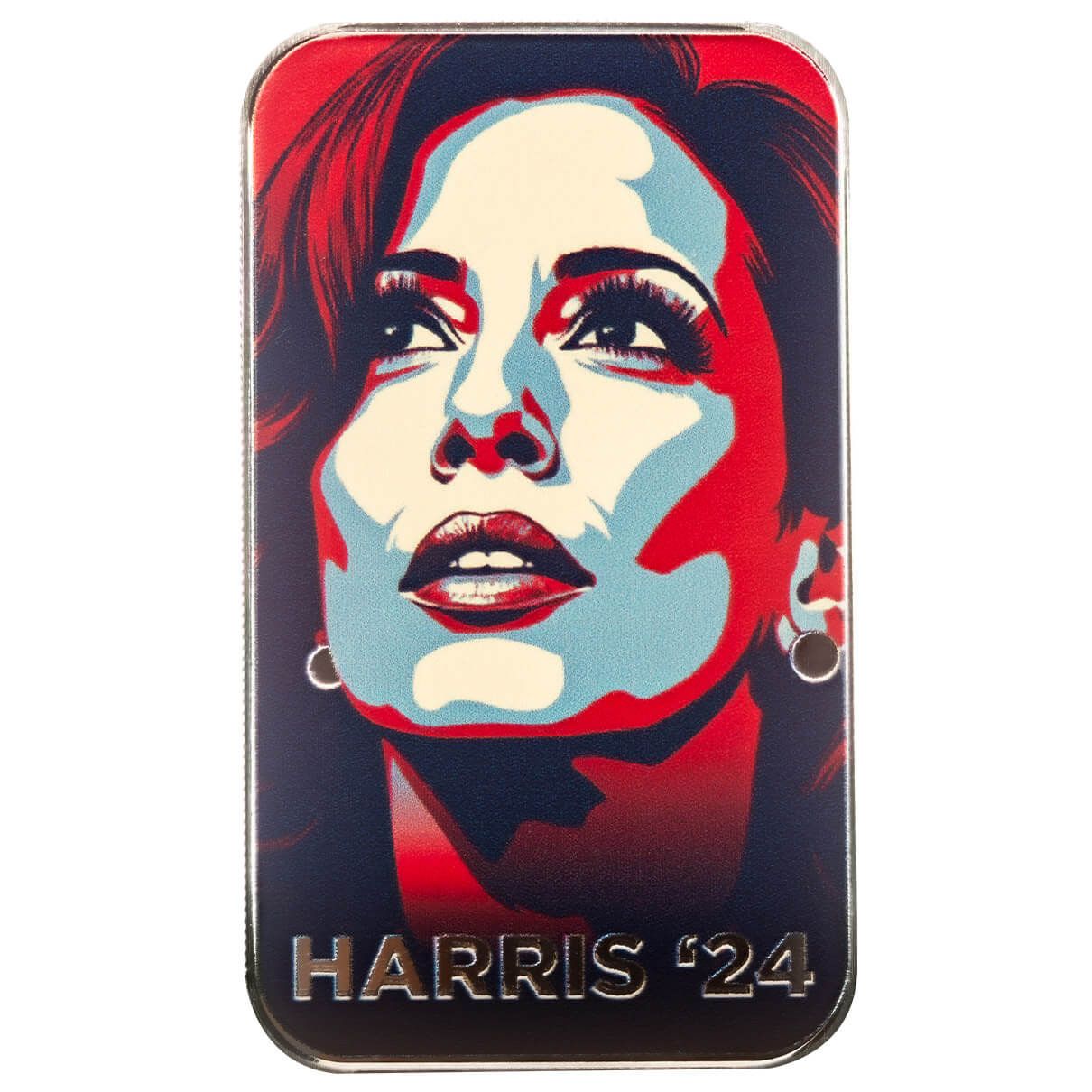 2024 Scottsdale Mint Kamala Harris Campaign For President 1 Troy Ounce 999 Fine Silver Color Bar 02